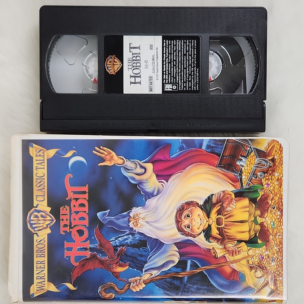 The Hobbit, Animated Film from 1977 on VHS